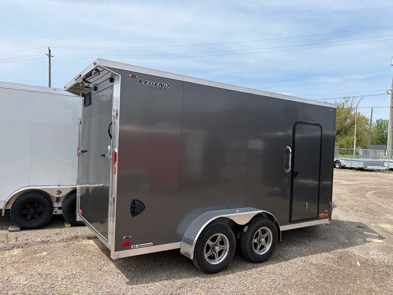 Enclosed Trailers  2027 7x17 Legend Enclosed Trailer (Charcoal) Photo